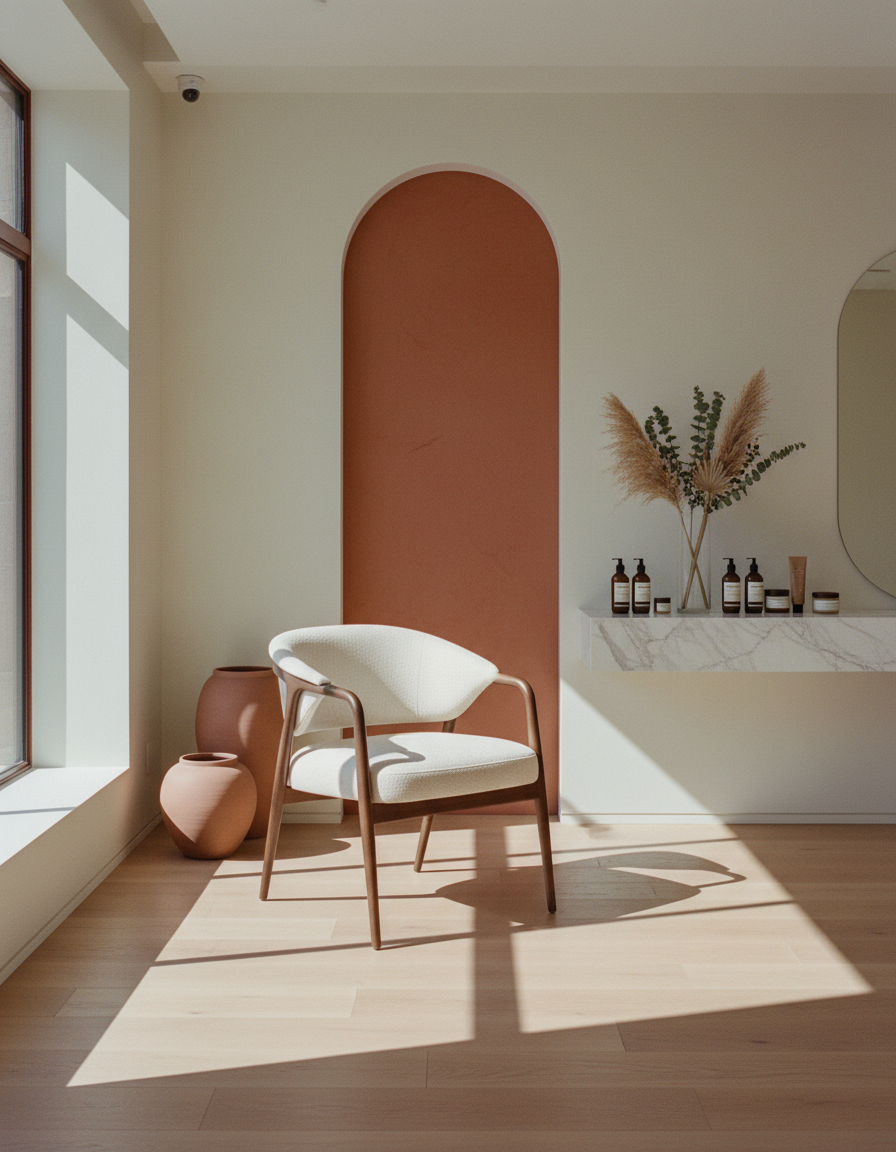 editorial beauty salon interior